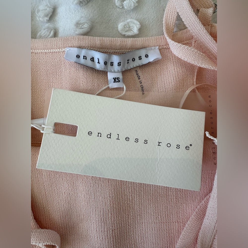 NWT ENDLESS ROSE Colorblock Cutout Mini Dress - Picture 9 of 10